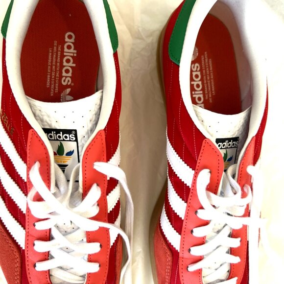 Men's Size 11.5 Adidas Gazelle Indoor Olympic Pack - Red gum sol - Picture 2 of 14